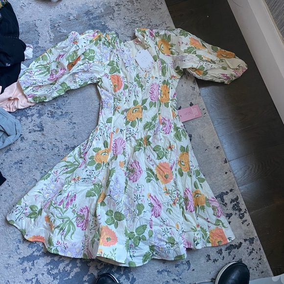 NWT Floral Print Dress - Picture 3 of 6